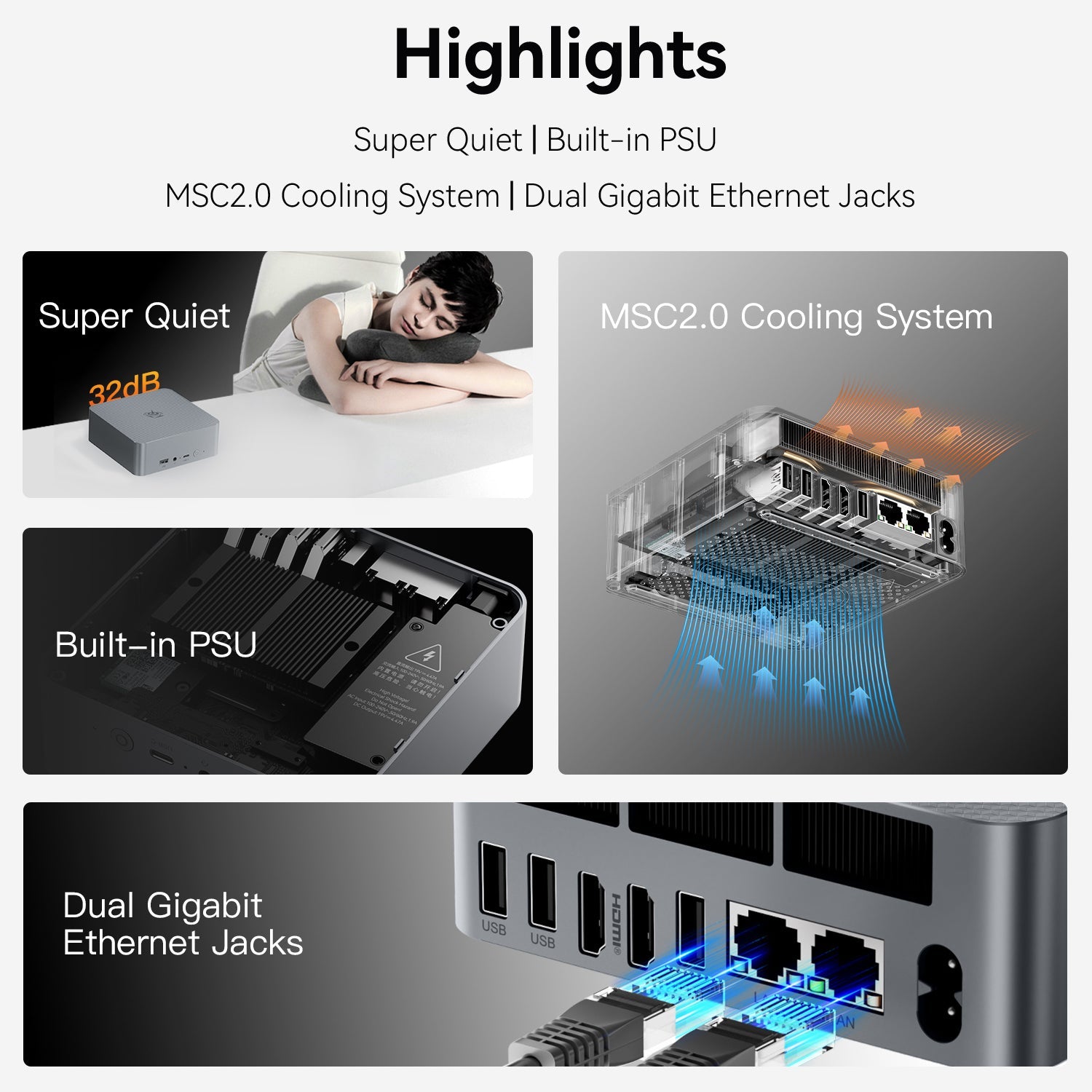 Beelink EQR7 AMD Ryzen™ 7 7735U