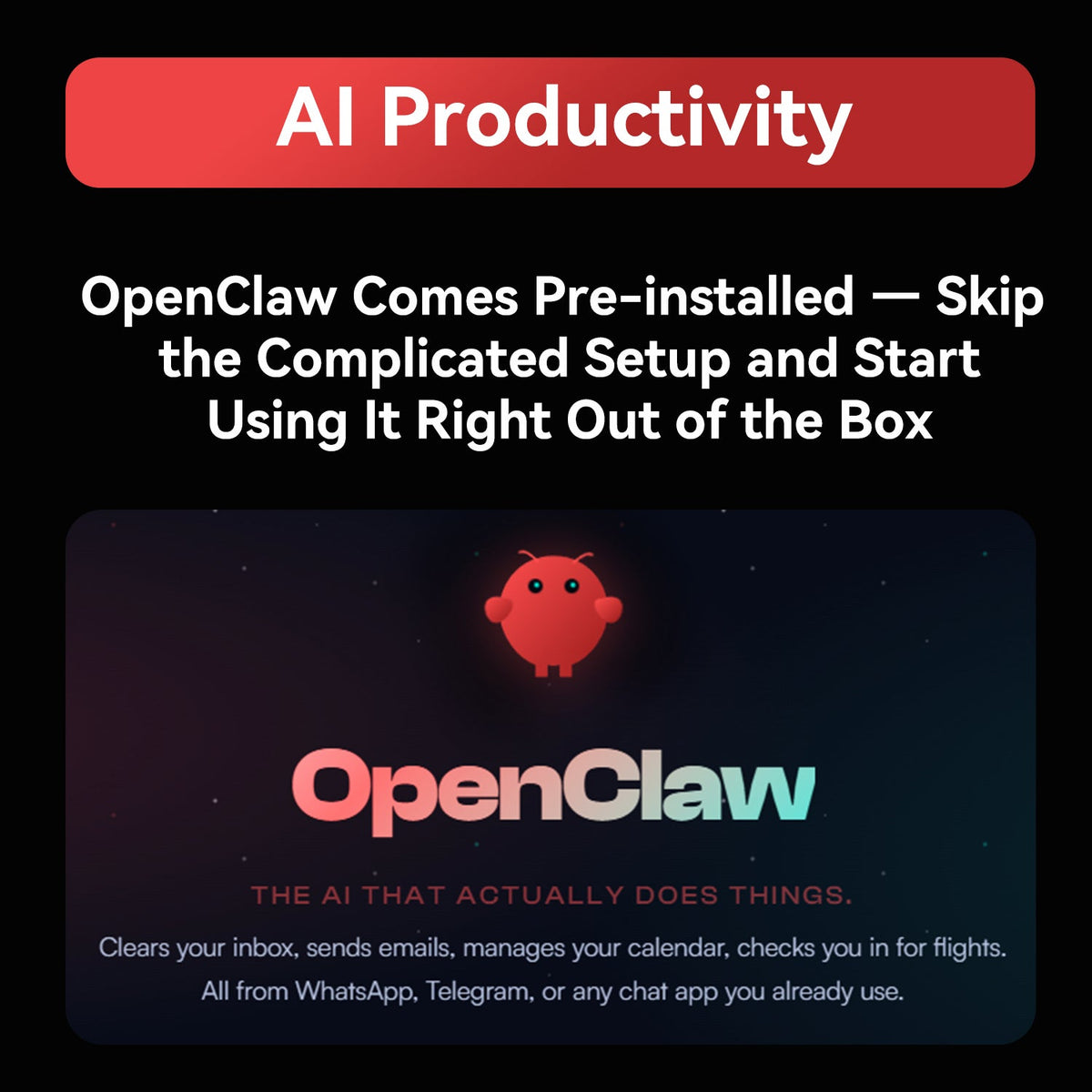 Beelink EQi Pro AMD Ryzen™ 7 7735HS (OpenClaw Pre-Installed)