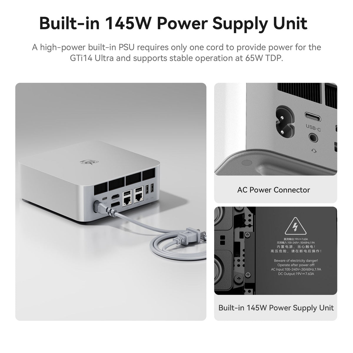 Beelink GTi14 Ultra AI PC Intel® Core™ UItra 9 185H