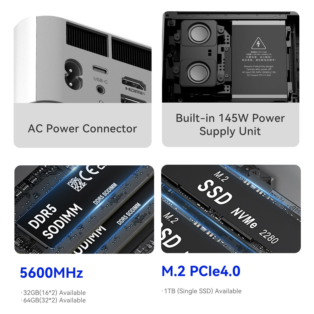 Beelink GTi15 Ultra Intel® Core™ Ultra 9 285H