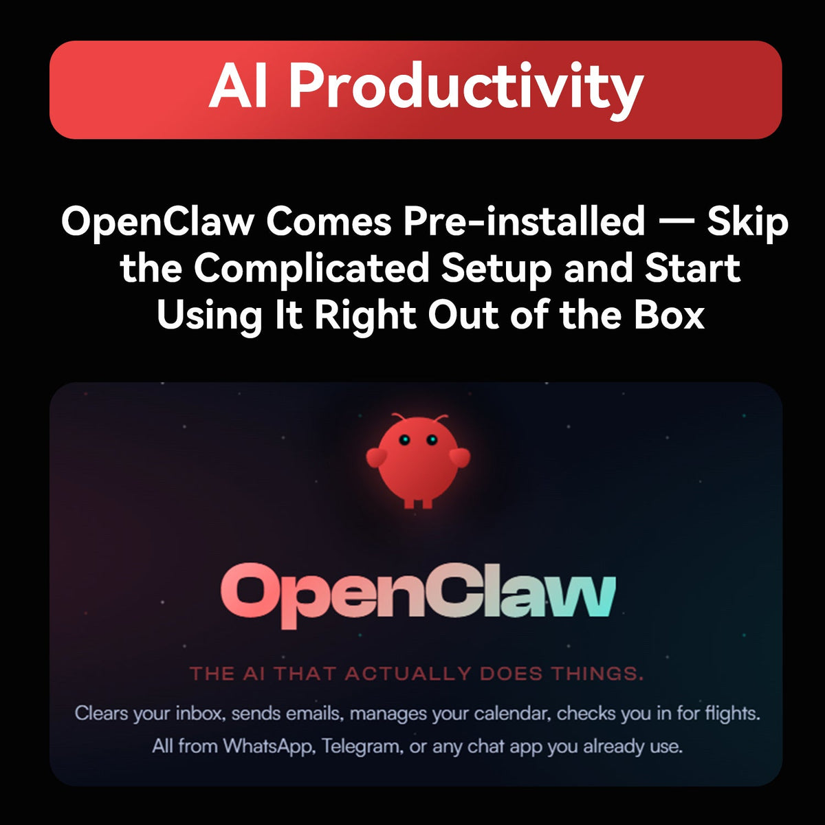 Beelink SER9 Pro AMD Ryzen™ 7 H 255 (OpenClaw Pre-Installed)