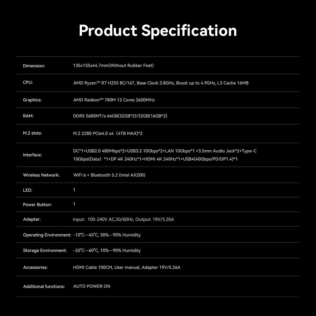 Beelink SER9 MAX AMD Ryzen™ 7 H 255 (OpenClaw Pre-Installed)